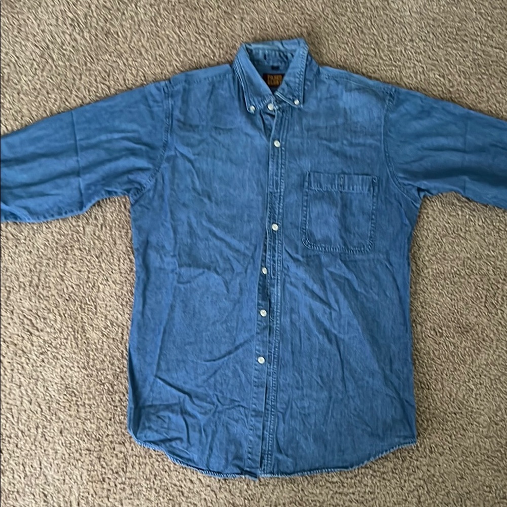 Ralph Lauren Blue Casual Button Down Shirt
